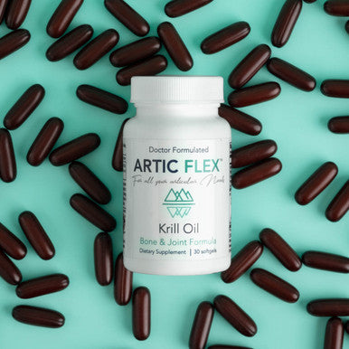 Artic Flex Neptune Krill Oil, Doctor Formulated Bone and Joint Supplement 30 Softgel Capsules (1 Month Supply)