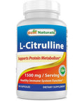 Best Naturals L-Citrulline Capsules - 1500mg/Serving - Non-GMO - Gluten - 90 Capsules (90 Count (Pack of 1))