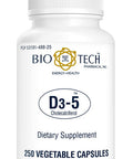 Bio-Tech Pharmacal D3-5 (5000 IU) Vegetable Caps