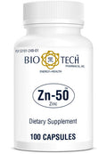 Bio-Tech - Zn-50 Zinc Gluconate 50 mg 100 caps