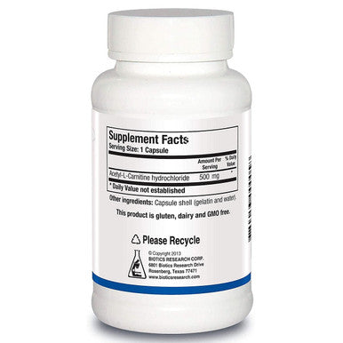 Biotics Research Acetyl-L-Carnitine 90 Capsules