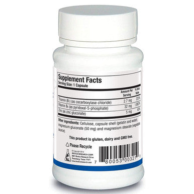 Biotics Research B6/B1 Plus Zinc 90 Capsules