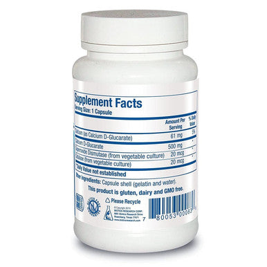 Biotics Research Ca D-Glucarate 120 Capsules