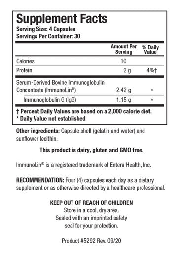 Biotics Research Immuno-gG SBI 120 Capsules