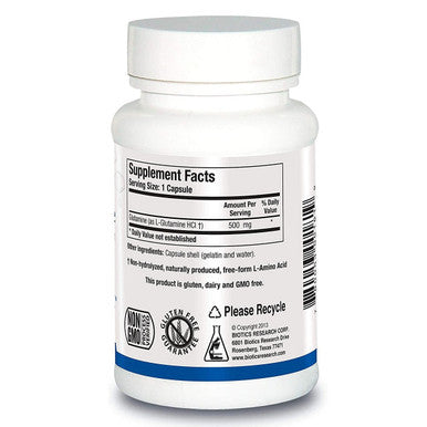 Biotics Research L-Glutamine 180 Capsules