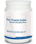 Biotics Research Whey Protein Isolate - Natural Chocolate Flavor 16 Oz