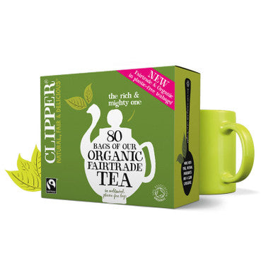 Clipper Organic Everyday Black Tea 250g 80 Unbleached Tea Bags