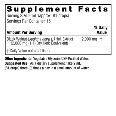 Nature's Answer Black Walnut Green Hulls Alcohol Free 1 oz