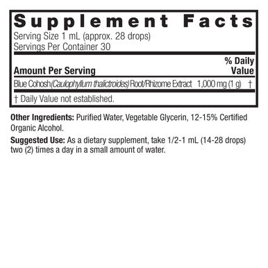 Nature's Answer Blue Cohosh Root Alcohol Free