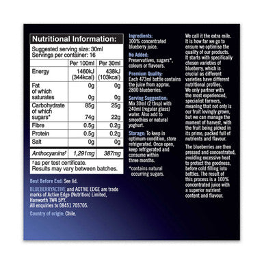 BlueberryActive Concentrate 473ml