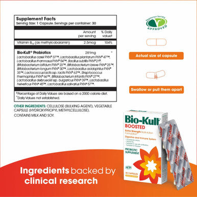 Boosted Probiotic 30 vegcaps by Bio-Kult