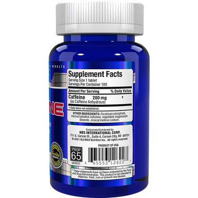 Allmax Nutrition Caffeine 100 Tablets