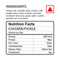 Ingredients and Nutrition facts of Chicken Pickle Mild Spice