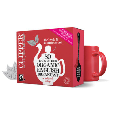 Clipper Organic English Breakfast Tea 125g 80 Bags