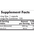 Calcium 200 mg 120 caps by Kirkman Labs