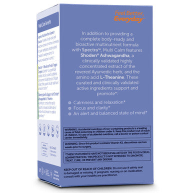 Zahler's Multivitamin Calm Targeted Multis 60 Capsules