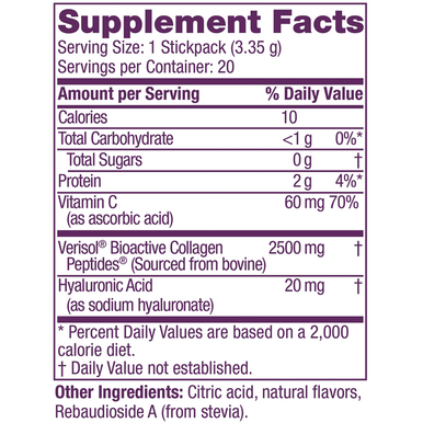 Collagen Candy Sour Apple 20 Servings by Reserveage
