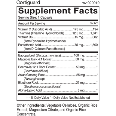 Cortiguard 60 caps by DAdamo Personalized Nutrition