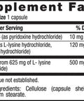 Country Life L-Lysine Caps 500 mg With B-6