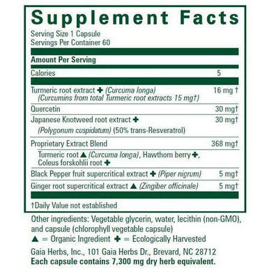 Curcuma NF-kB: Cardiovascular 60 Liquid Phyto-Caps by Gaia Herbs