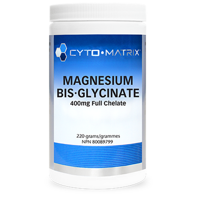 Cyto-Matrix Magnesium Bis-glycinate - 400mg Full Chelate 200 g