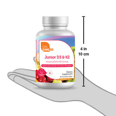 Zahler's Junior D3 & K2 Childrens Health 90 Tablets