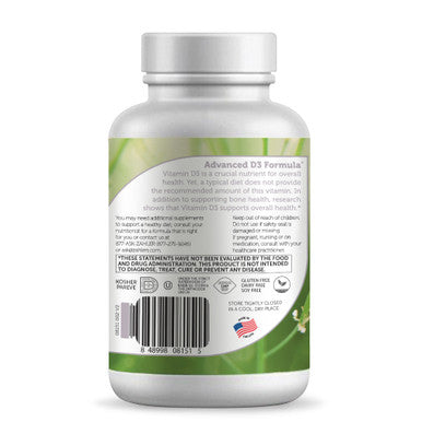 Zahlers Vitamin D3 Chewable 2000 Iu General Health 120 Tablets