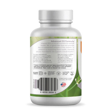 Zahlers Vitamin D3 Capsules 50 000 Iu General Health 120 Capsules