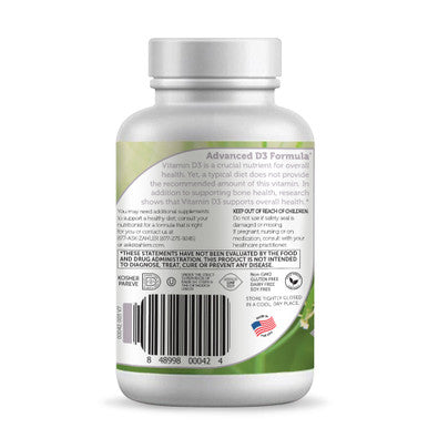 Zahlers Vitamin D3 Softgels 5000 Iu General Health 250 Softgels