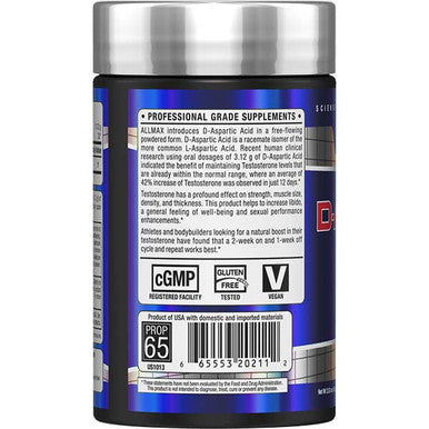 Allmax Nutrition D-Aspartic Acid Supplement 100G