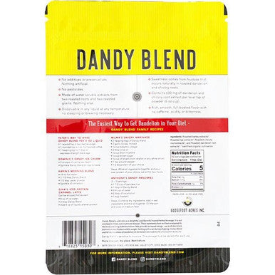 Organic Instant Herbal Beverage with Dandelion