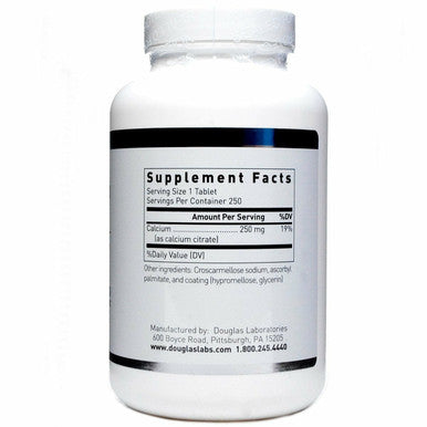 Calcium Citrate 250 mg 250 tabs by Douglas Labs