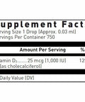 Liquid Vitamin D3 22.5 mL by Douglas Labs