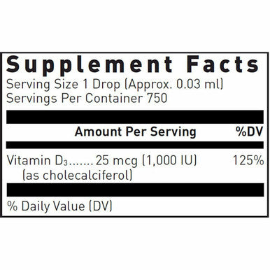 Liquid Vitamin D3 22.5 mL by Douglas Labs
