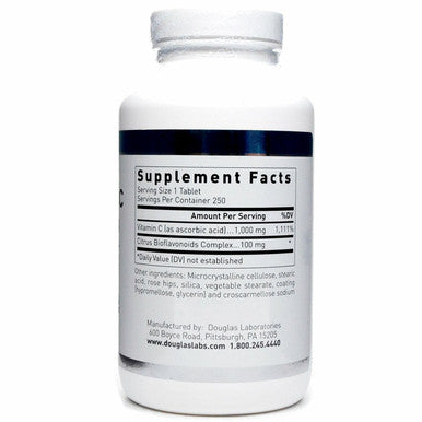 Natural C 1000 mg 250 tabs by Douglas Labs