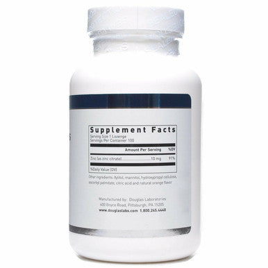 Zinc Lozenges 100 loz by Douglas Labs