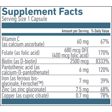 D-Biotin Formula 60 caps by Biogena