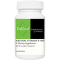 DaVinci Labs Natural Vitamin E400 60 gels