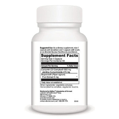 DaVinci Labs Curcumin C3 Complex 60 Capsules