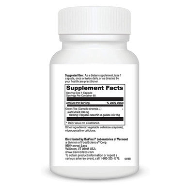 DaVinci Labs Green Tea-70 60 Capsules