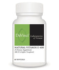 DaVinci Labs Natural Vitamin E-400 60 Softgels
