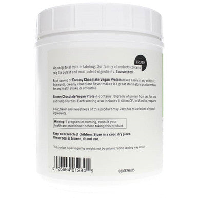 DaVinci Labs Vegan Protein-Creamy Vanilla 15 Servings