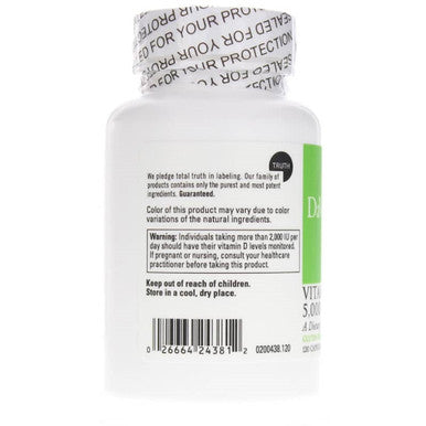 DaVinci Labs Vitamin D3 5000 IU 120 Capsules