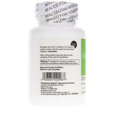 DaVinci Labs Zinc Lozenge 60 Lozenges