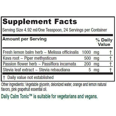 Daily Calm Tonic 4 fl oz by Vitanica