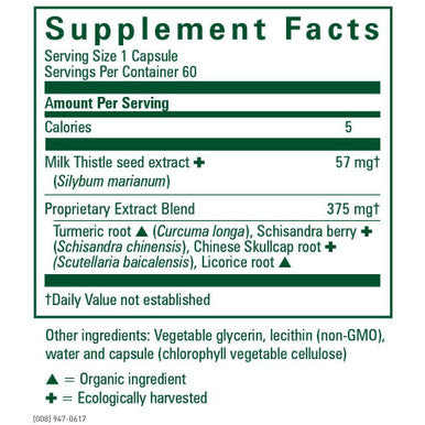Daily Liver Formula 60 Liquid Phyto-Caps by Gaia Herbs