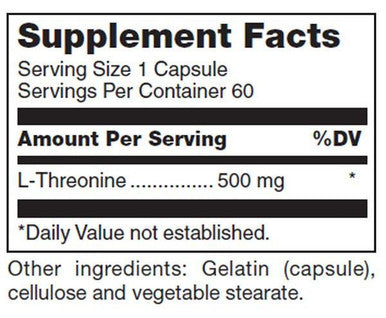 Douglas Laboratories L-Threonine 500 mg