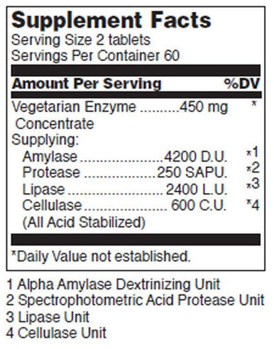 Douglas Laboratories Vegetarian Enzyme