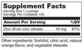 Douglas Laboratories Zinc Lozenges