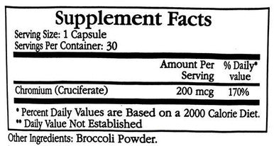 Ecological Formulas/Cardiovascular Research Chromium Cruciferate 200mcg